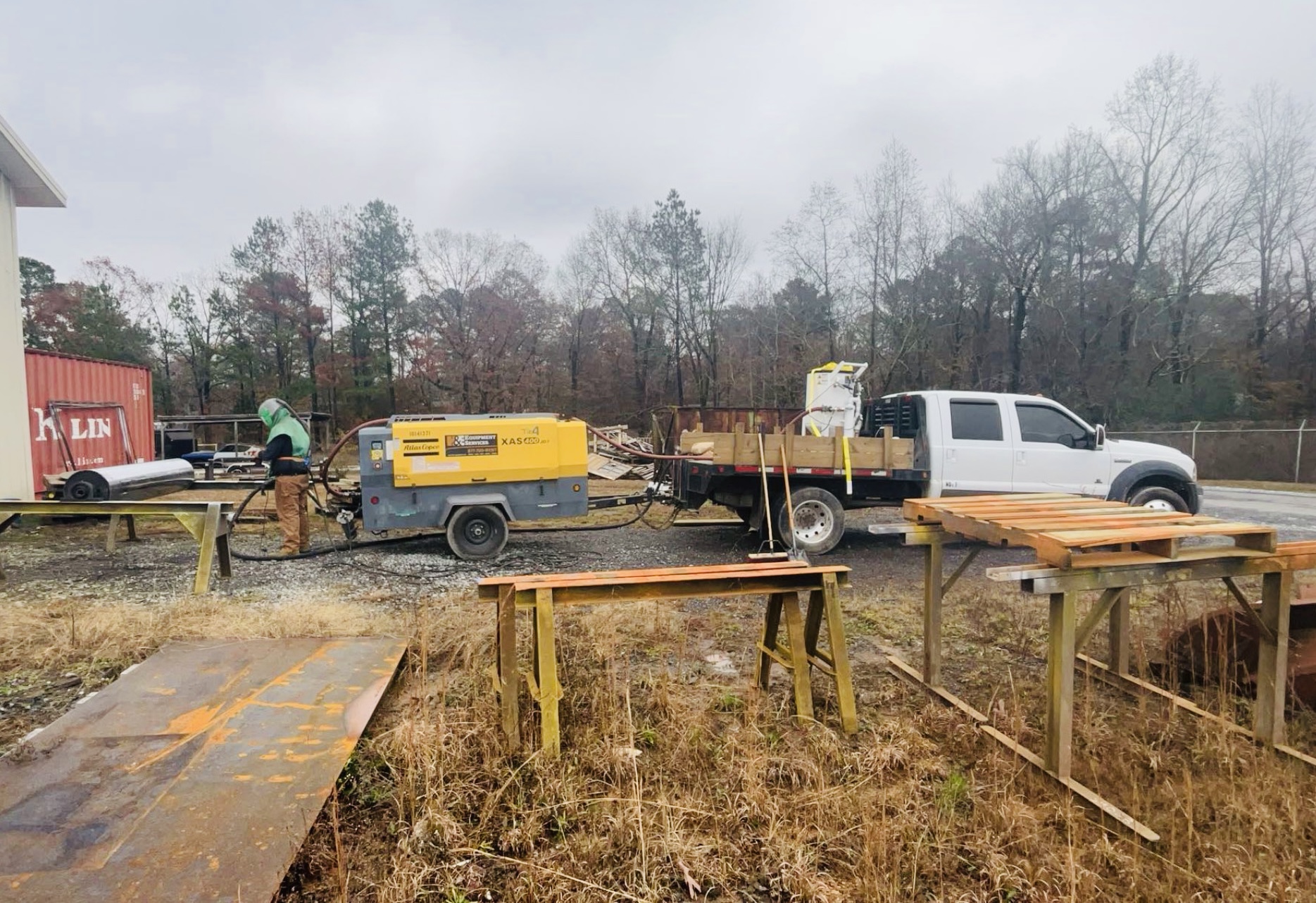 Shop project — substrate prepped